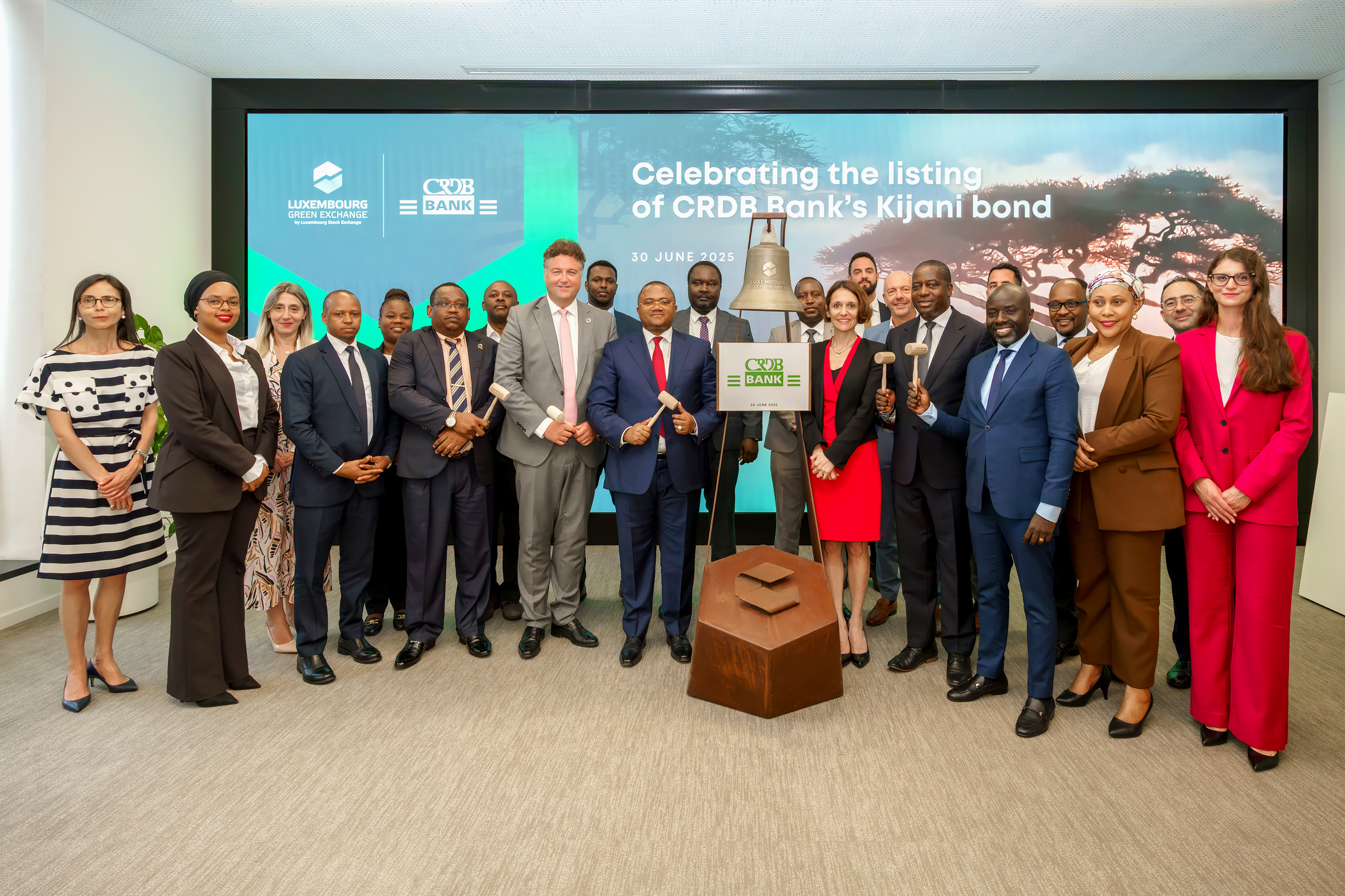 CRDB Bank inscrit l’historique Obligation Kijani à la Bourse de Luxembourg (LuxSE)