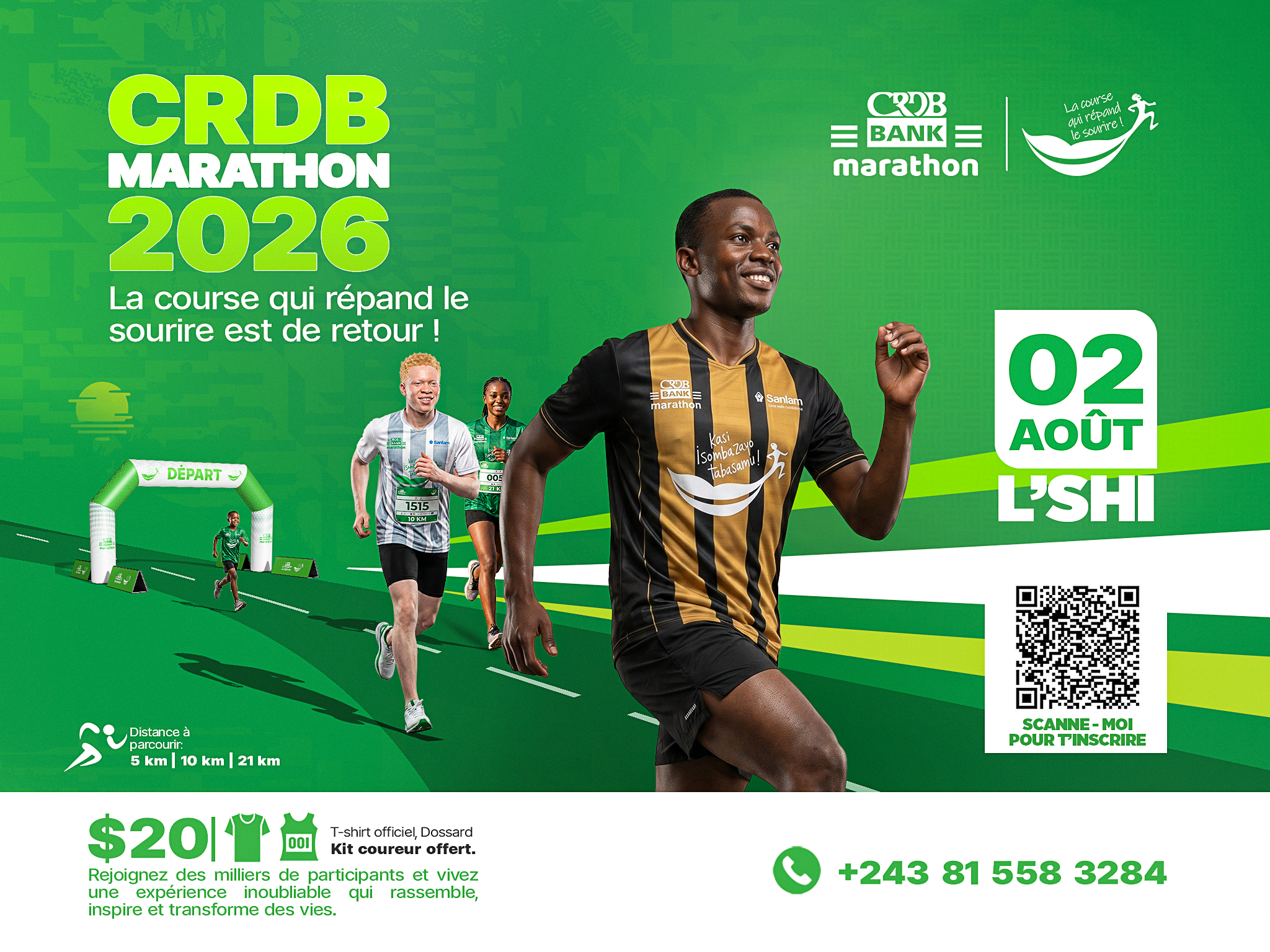 LE CRDB MARATHON REVIENT EN 2026 AVEC UNE NOUVELLE MISSION DE SOLIDARITÉ